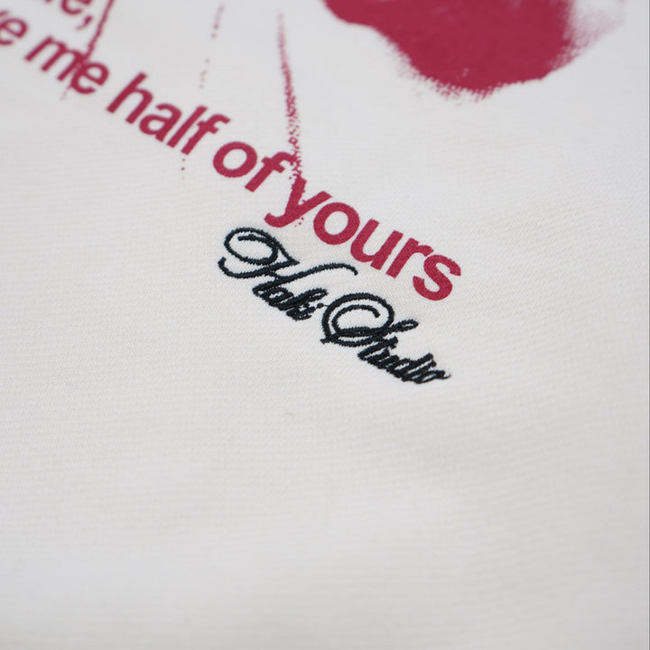 Red and black graphic with text on a white background