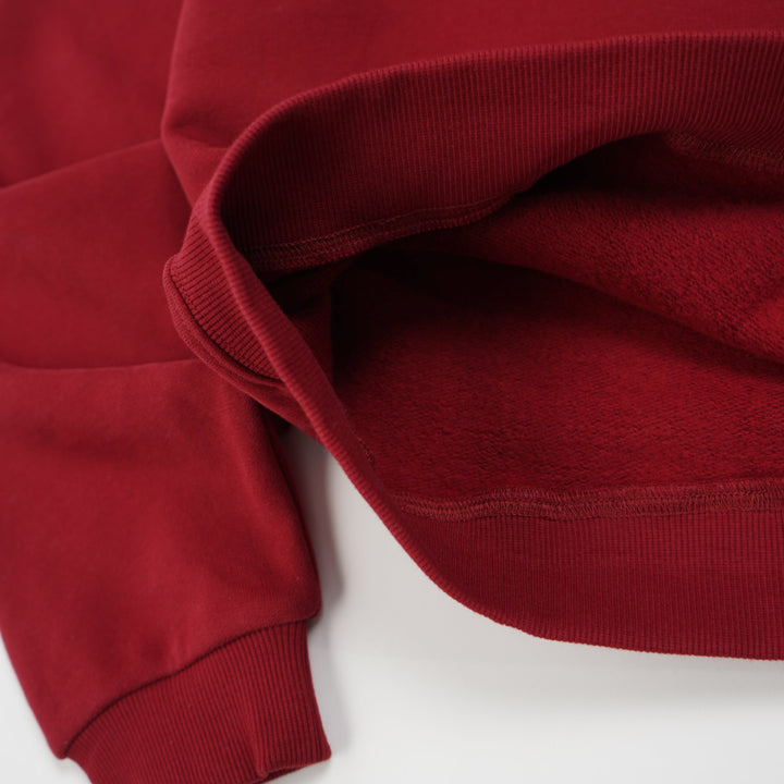 Red sweatshirt on a white background